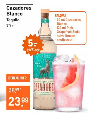 Aanbieding: Cazadores Blanco