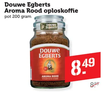 Aanbieding: Douwe Egberts Aroma Rood oploskoffie