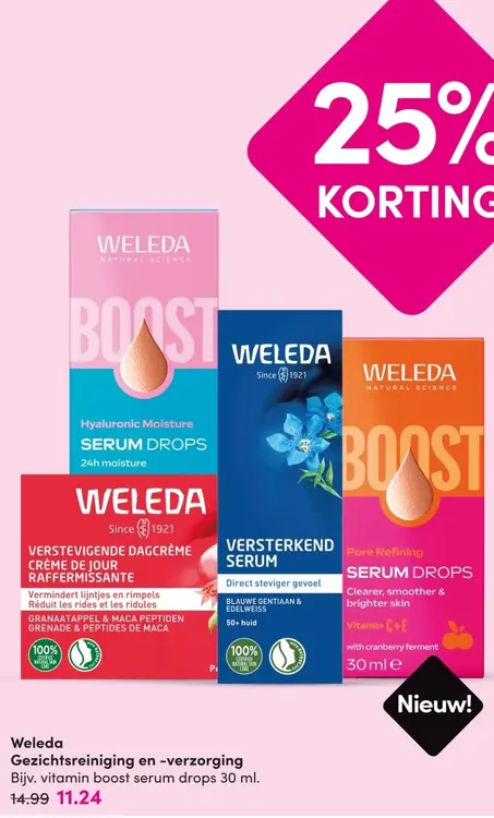Aanbieding: Weleda Gezichtsreiniging en -verzorging