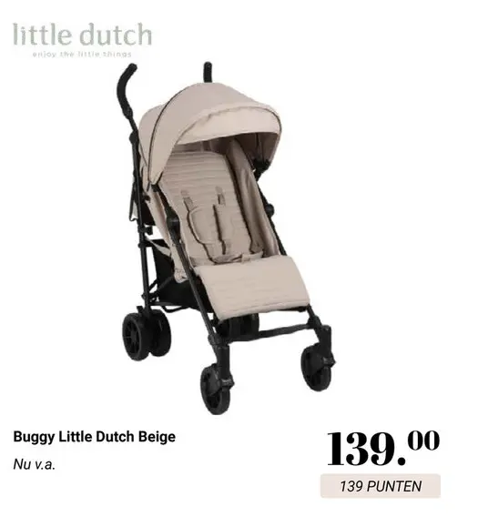 Aanbieding: Buggy Little Dutch Beige