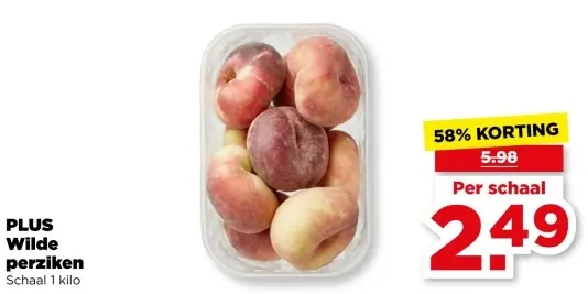 Aanbieding: Wilde perziken