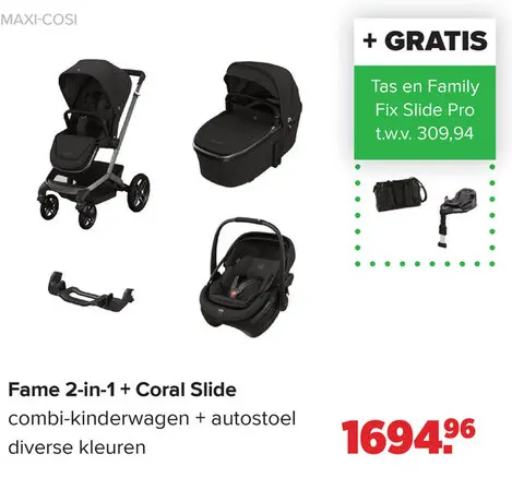 Aanbieding: Fame 2-in-1 + Coral Slide