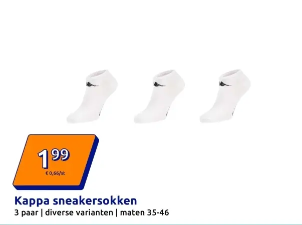 Aanbieding: sneakersokken