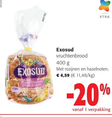 Promotie: vruchtenbrood