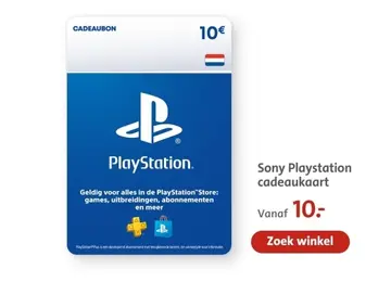 Aanbieding: Sony Playstation cadeaukaart