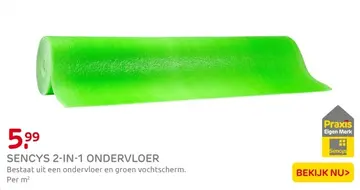 Aanbieding: Sencys 2-in-1 ondervloer