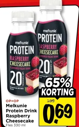 Protein Drink Raspberry Cheesecake