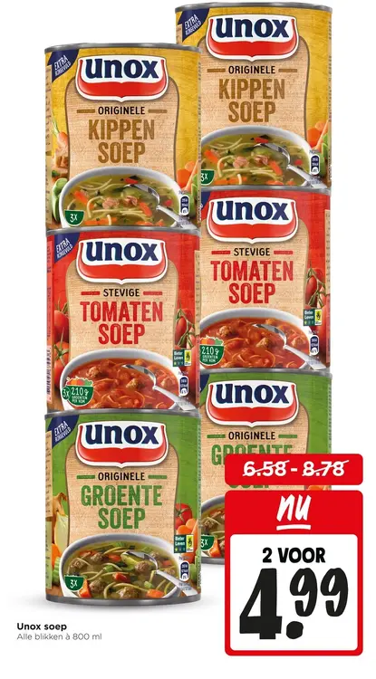 Aanbieding: Unox soep