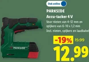 Aanbieding: Accu-tacker 4 V