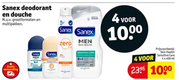 Aanbieding: Sanex deodorant en douche