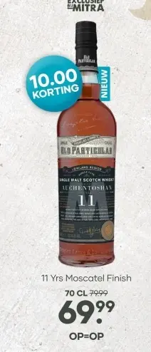 Aanbieding: Old Particular Auchentoshan 11 Yrs Moscatel Finish