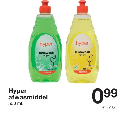 Aanbieding: Hyper afwasmiddel