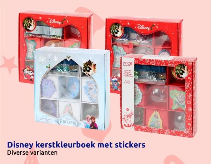 Aanbieding: Disney Kerstkleurboek met stickers