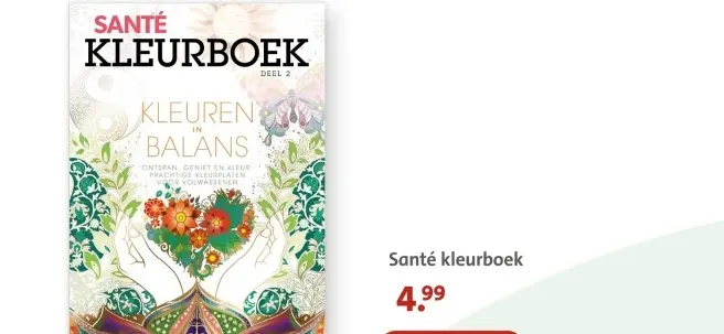 Aanbieding: Santé kleurboek