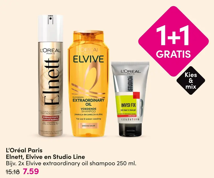 Aanbieding: Elnett, Elvive en Studio Line