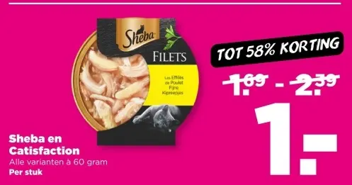 Aanbieding: Sheba en Catisfaction