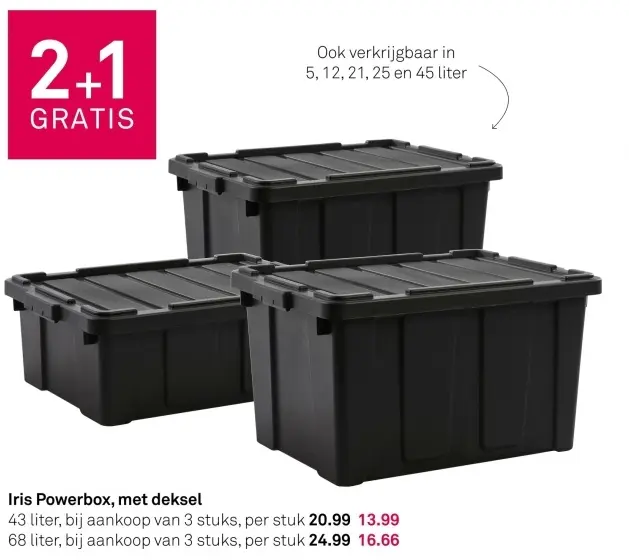 Aanbieding: Iris Powerbox met deksel