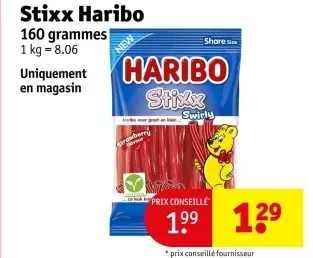 Offre: Stixx Haribo