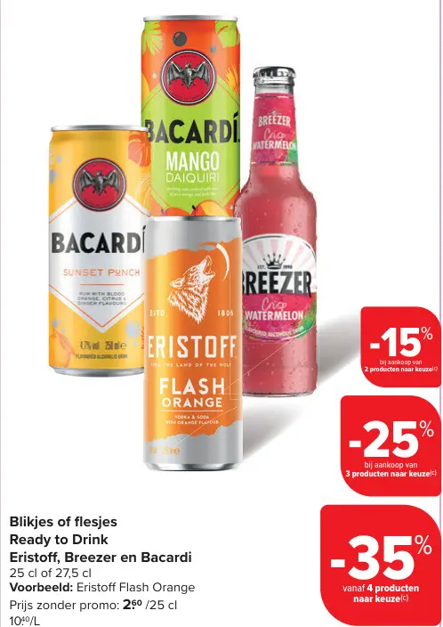 Promotie: Ready to Drink