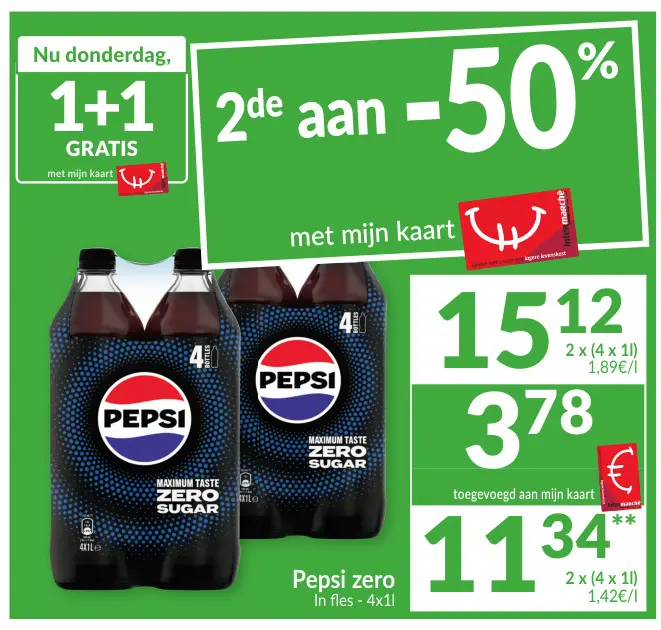 Promotie: Pepsi zero