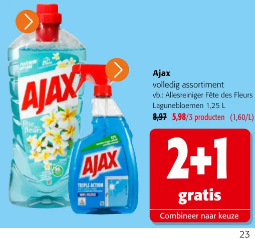 Promotie: Volledig assortiment allesreiniger