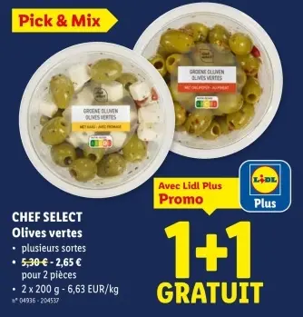 Offre: Olives vertes