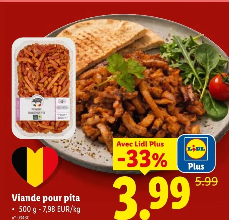 Offre: Viande pour pita