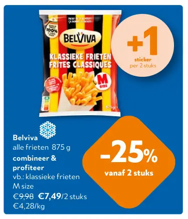 Promotie: Klassieke frieten