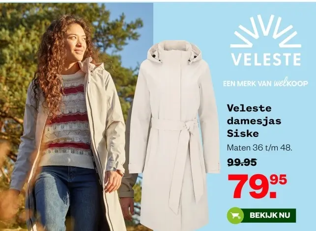 Aanbieding: Veleste damesjas Siske