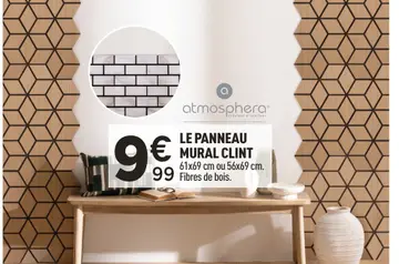 Offre: Le panneau mural clint