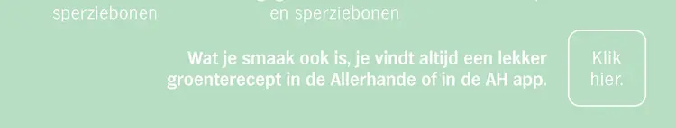 Aanbieding: groenterecept