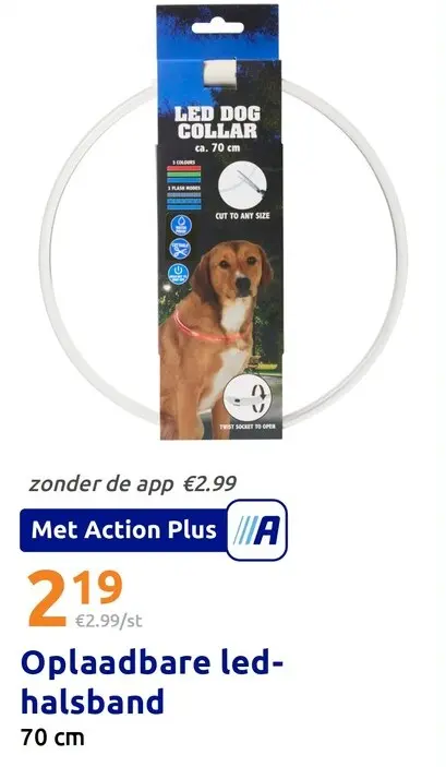 Promotie: Oplaadbare led-halsband