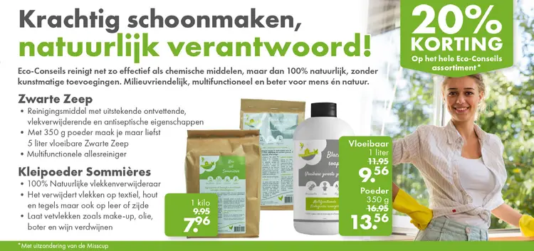 Aanbieding: Zwarte Zeep of kleipoeder Sommières