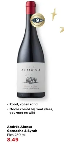 Aanbieding: Andrés Alonso Garnacha & Syrah