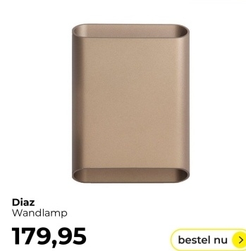 Aanbieding: Diaz Wandlamp