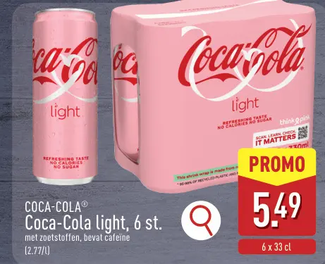 Promotie: Coca-Cola light