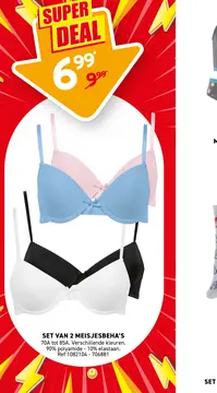 Aanbieding: SET VAN 2 MEISJESBEHA'S