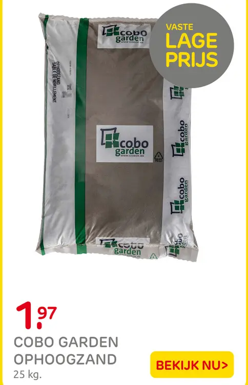 Aanbieding: Ophoogzand