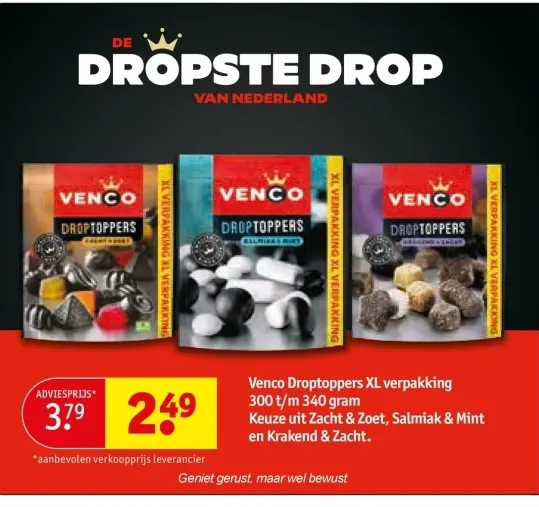 Aanbieding: Droptoppers XL verpakking