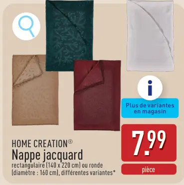Offre: Nappe jacquard