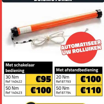 Aanbieding: Buismotoren