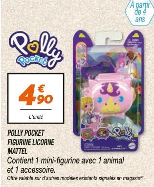 Offre: Polly pocket figurine licorne