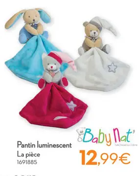 Offre: Pantin luminescent