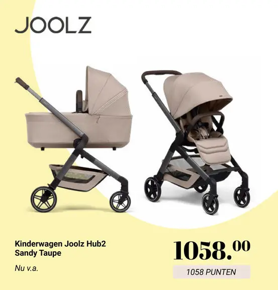Aanbieding: Kinderwagen Joolz Hub2 Sandy Taupe