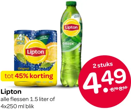Aanbieding: Ice tea