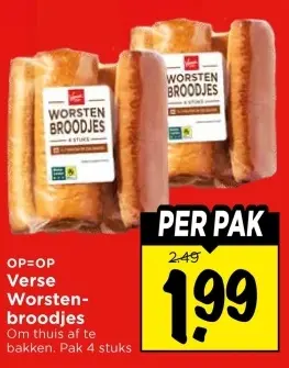 Verse Worstenbroodjes