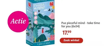 Aanbieding: Puz pieceful mind - take time for you