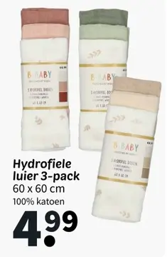 Aanbieding: Hydrofiele luier 3-pack