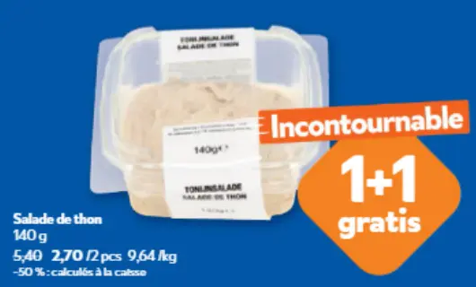 Offre: Salade de thon