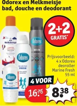 Promotie: Odorex en Melkmeisje bad, douche en deodorant